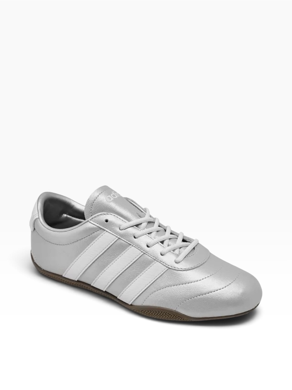 NWT Adidas Women's Grand Court Lo Silver White Gum Shoes JQ9688